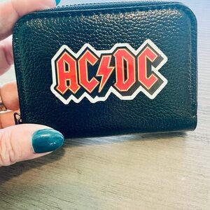 New Custom Made AC/DC Black Card Holder
